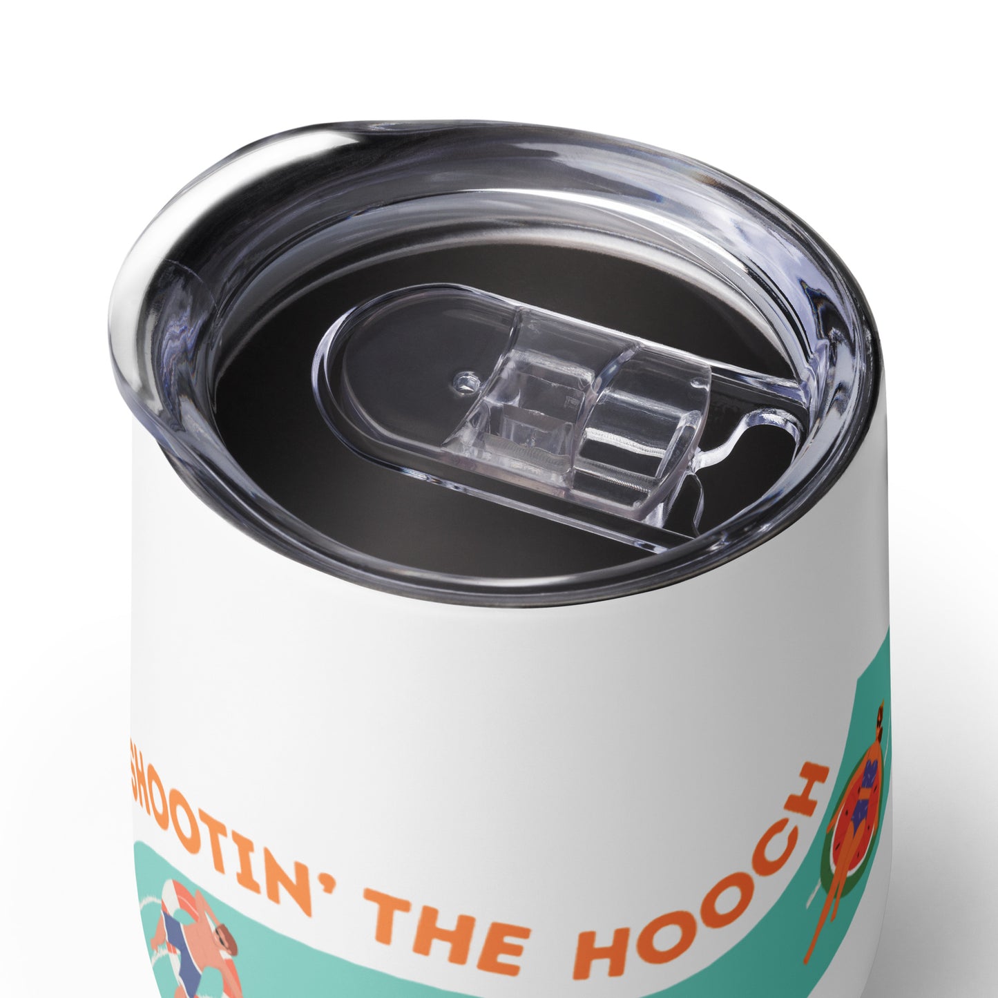 Shootin' The Hooch Wine Tumbler